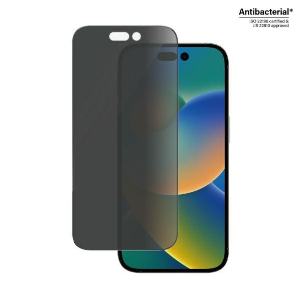 PanzerGlass Ultra-Wide Fit iPhone 14 Pro 6,1" Privacy Screen Protection Antibacterial P2772