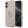 Etui Guess Grained Big 4G & Classic Logo do iPhone 17 różowy