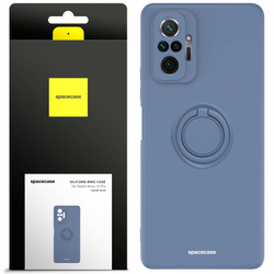 Spacecase Etui Silicone Ring Redmi Note 10 Pro blue