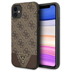 Guess GUHCN61PU4GHBR iPhone 11 6,1" / Xr6,1" brązowy/brown hardcase 4G Triangle Collection