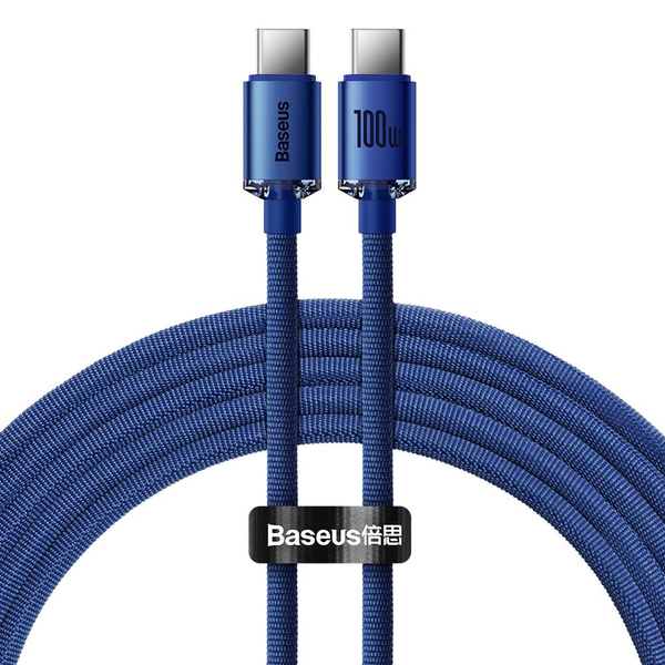Baseus CAJY000703 USB-C - USB-C PD cable 100W 480Mb/s 2m - blue