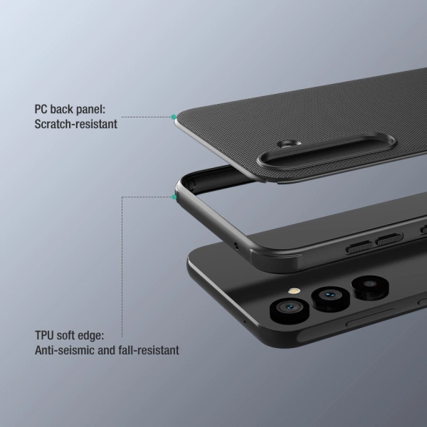 Nillkin Super Frosted Shield Pro reinforced case for Samsung Galaxy S23 FE - black