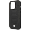 Etui BMW Leather Seats Pattern na iPhone 14 Pro Max - czarne