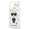 KARL LAGERFELD KLHCP13MHFLT IPHONE 13 / 14 / 15 6,1" PRZEZROCZYSTY/TRANSPARENT FLOWER IKONIK KARL