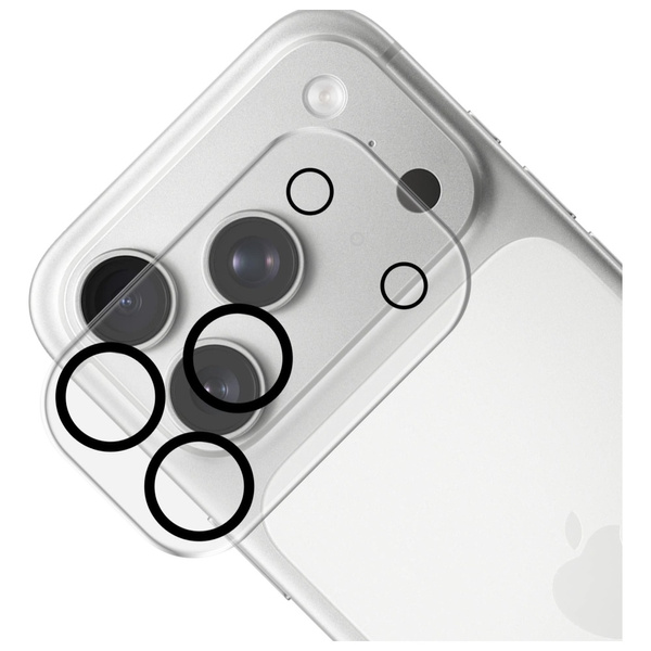 Ochrona na obiektyw aparatu 3MK Lens Pro FullCover do Apple iPhone 17 Pro