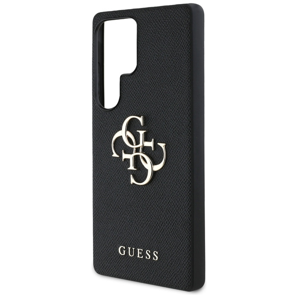 Etui Guess Grained Big 4G Logo Small     Classic Logo do Samsung Galaxy S25 Ultra czarny