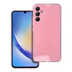 Futerał CLEAR CASE 2 mm BLINK do SAMSUNG A34 5G różowy