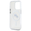Karl Lagerfeld KLHMP15XHLSKCH iPhone 15   Pro Max 6.7" biały/white hardcase IML Metal Karl&Choupette Head MagSafe