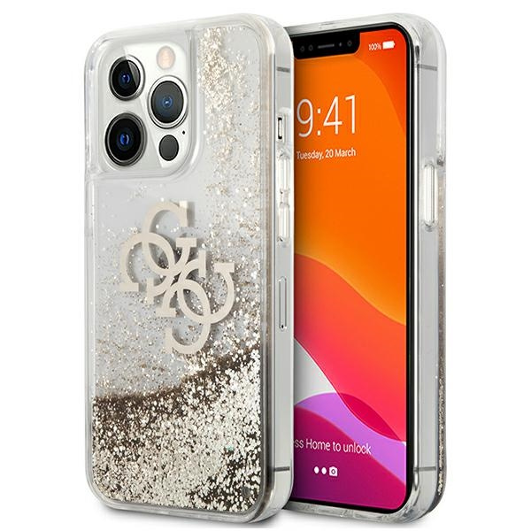 Guess GUHCP13XLG4GGO iPhone 13 Pro Max6,7" złoty/gold hardcase 4G Big Liquid Glitter