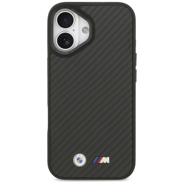 Etui BMW M Kevlar Matt MagSafe do iPhone 17 czarny