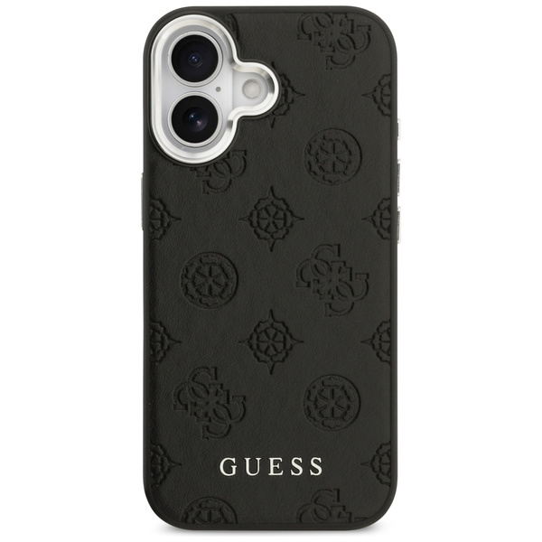 Etui Guess Peony Hot Stamp Script        MagSafe do iPhone 17 czarny