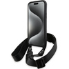 Etui BMW M Edition Carbon Tricolor Lines & Strap na iPhone 15 Plus / 14 Plus - czarne