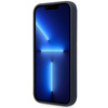 Case BMW BMHMP14LSILNA iPhone 14 Pro 6.1" navy blue/navy Silicone Metal Logo MagSafe