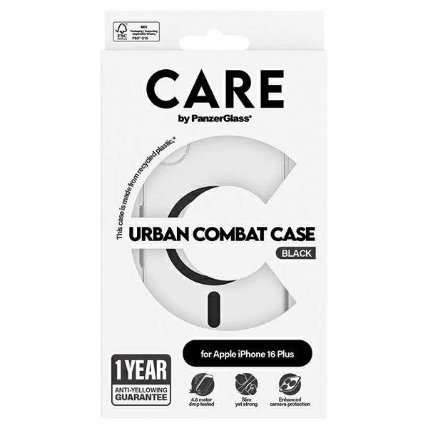 CARE by PanzerGlass Flagship Case iPhone 16 Plus 6,7" czarny/black MagSafe 1347