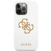 Guess GUHCP13LLS4GGWH iPhone 13 Pro / 136,1" biały/white hard case Silicone 4G Logo