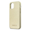 Guess GUHCP12SIGLGO iPhone 12 mini 5,4"złoty/gold hardcase Iridescent