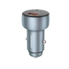 FONENG car charger C18 PD 48W 1xUSB-C + 1xUSB QC3.0 Silver