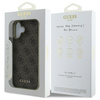 Guess GUHCP16SGF4GBR iPhone 16 6.1"      brązowy/brown hardcase 4G Charms Collection