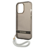 Guess GUHCP13LHTSGSK iPhone 13 Pro / 136,1" czarny/black hardcase Translucent Stap