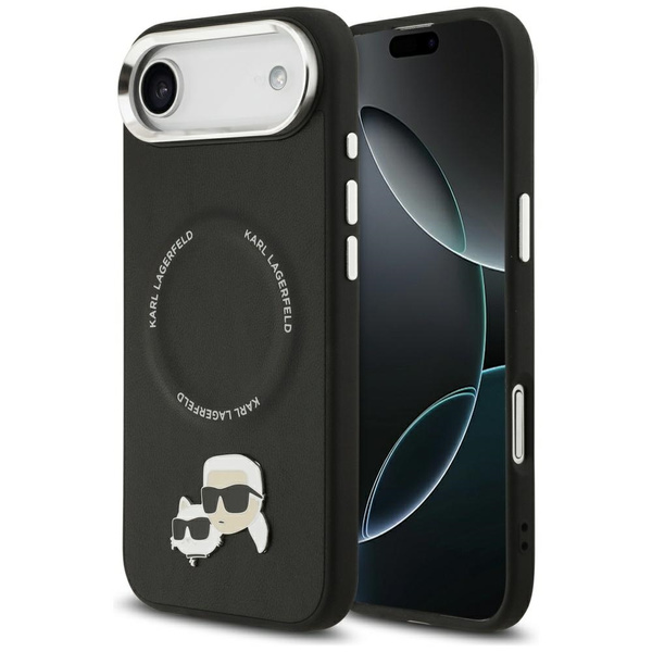 Etui Karl Lagerfeld Karl & Choupette     Pins MagSafe do iPhone Air czarny