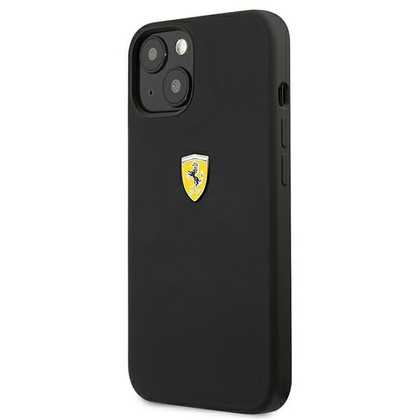 Ferrari FESSIHCP13MBK iPhone 13 / 14 / 15 6.1" czarny/black hardcase Silicone