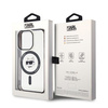 Karl Lagerfeld IML Choupette's Head MagSafe case for iPhone 15 Pro - transparent