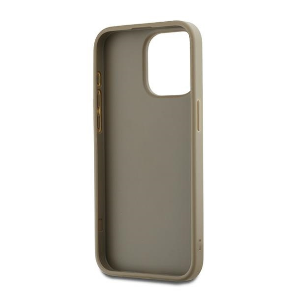 DKNY DKHCP15LPBSWSE iPhone 15 Pro 6.1"beżowy/beige hardcase Wrist Strap Stock Logo