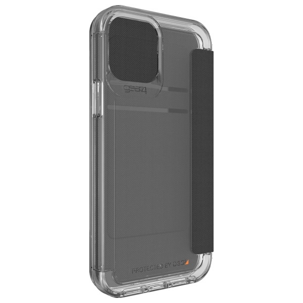 Etui Gear4 D3O Wembley Flip Wallet do    iPhone 12 / 12 Pro przezroczysty/clear