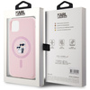 Etui Karl Lagerfeld Silicone             Karl&Choupette MagSafe do iPhone 11 różowy