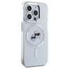 Karl Lagerfeld KLHMP15LHLSKCH iPhone 15   Pro 6.1" biały/white hardcase IML Metal Karl&Choupette Head MagSafe