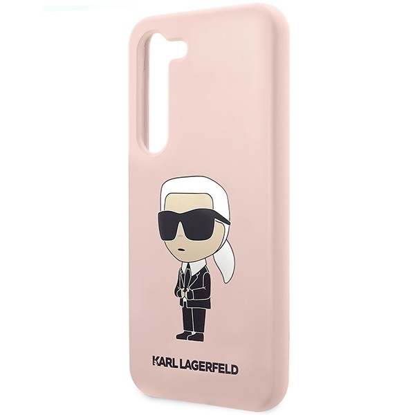 KARL LAGERFELD KLHCS23SSNIKBCP S23 S911 HARDCASE RÓŻOWY/PINK SILICONE IKONIK