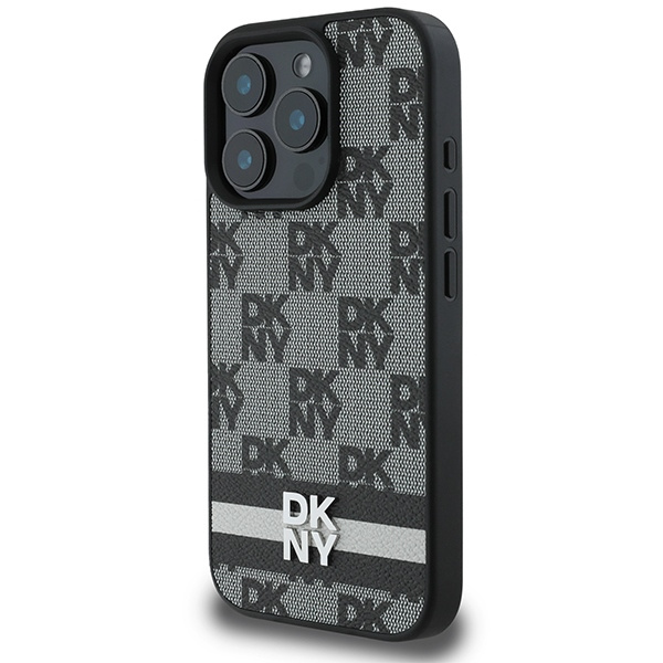 DKNY DKHCP16XPCPTSSK iPhone 16 Pro Max6,9" czarny/black hardcase Checkered Pattern & Printed Stripes
