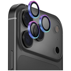 Szkło na obiektyw aparatu UNIQ Optix     Aluminium Camera Lens Protector do iPhone 17 Pro / iPhone 17 Pro Max z aplikatorem opal