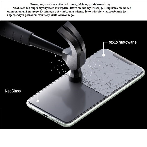 3MK NEOGLASS IPHONE 6 / 6S CZARNY
