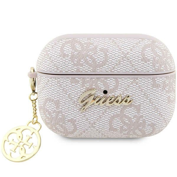 Guess GUAP2G4GSMP AirPods Pro 2(2022/2023) cover różowy/pink 4G Charm Collection