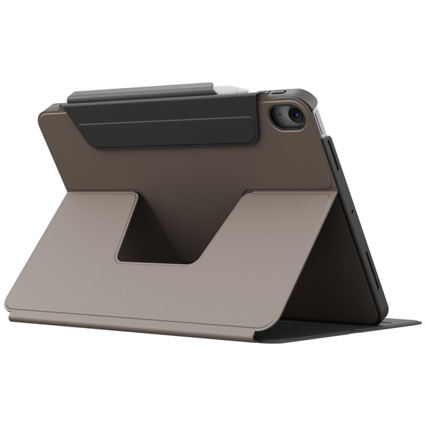 Etui UNIQ Rovus Snapmount Magnetic 360   Rotating Detachable do iPad 11" A16 (2025) / iPad 10.9" 10 gen. (2022) szary
