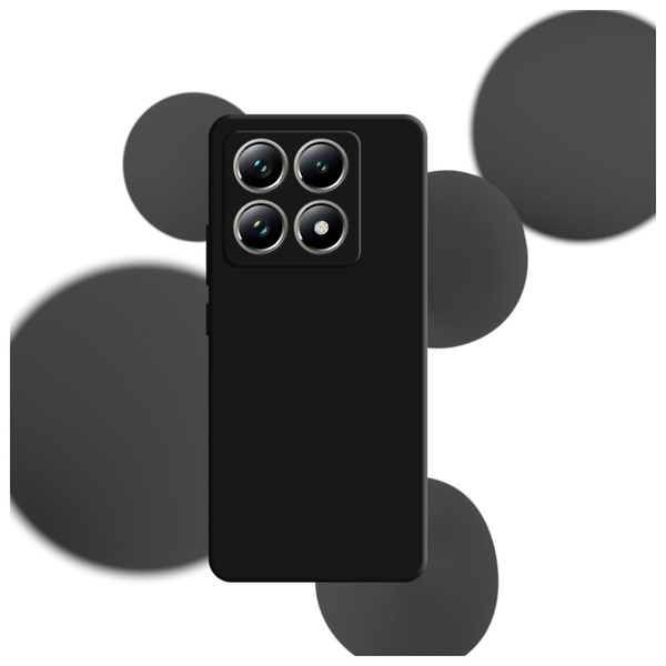 Etui 3MK Silicone Case do Xiaomi 14T Pro czarny