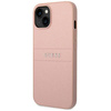 Guess GUHCP14MPSASBPI iPhone 14 Plus / 15 Plus 6.7" różowy/pink Saffiano Strap
