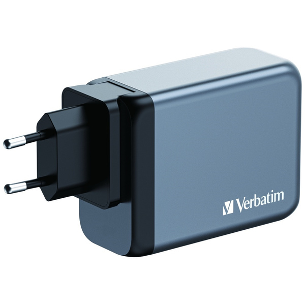 Verbatim Ładowarka sieciowa GaN 200W3xUSB-C/USB-A + Adapter EU/UK/US GNC-200 32204