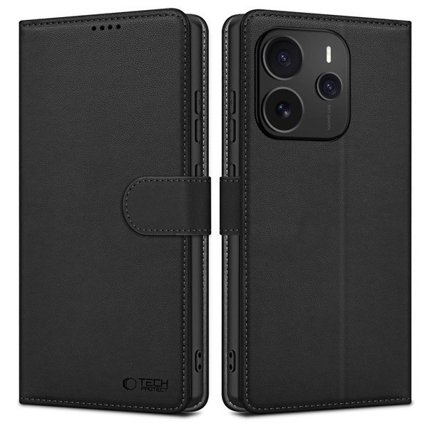 TECH-PROTECT WALLET XIAOMI REDMI NOTE 14 5G MATTE BLACK