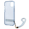 GUESS GUHCP13MTSGSB IPHONE 13/14/15 6.1 "BLUE / BLUE HARDCASE TRANSLUCENT STRAP