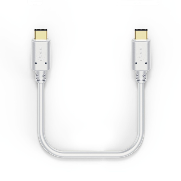 HAMA USB TYPE-C/TYPE-C CABLE 1.5M WHITE