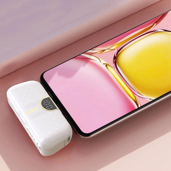 Powerbank Dudao K20SC 5000mAh mini 2x USB-C - white