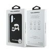 Karl Lagerfeld KLHMP16SSKCHPPLK iPhone 16 6.1" czarny/black hardcase Silicone Double Heads Print MagSafe