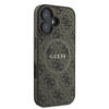 Guess GUHMP16MG4GFRW iPhone 16 Plus6.7" brązowy/brown hardcase 4G Ring Classic Logo MagSafe