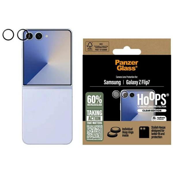 Szkło hartowane na obiektyw PanzerGlass  Hoops do Samsung Galaxy Z Flip7