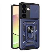 Etui Hybrid Armor Camshield do Samsung Galaxy A35 pancerne z osłoną na aparat - niebieskie