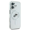 Karl Lagerfeld KLHMP16SHLSKCH iPhone 16 6.1" biały/white hardcase IML Metal Karl&Choupette Head MagSafe
