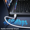 USAMS Kabel U63 USB-C na Lightning 1,2m20W PD Fast Charge czarny/black SJ484USB01 (US-SJ484)