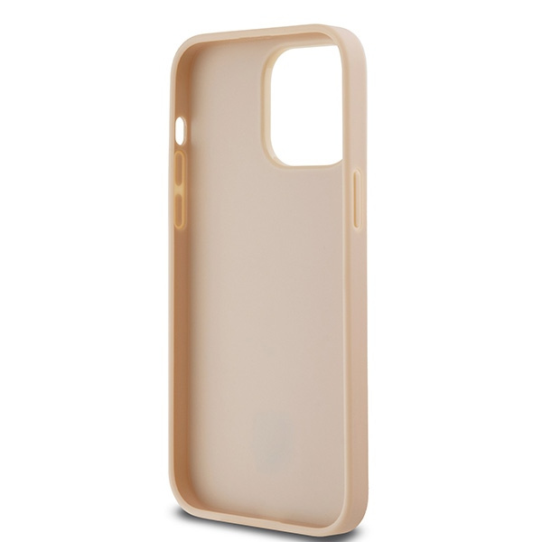 DKNY DKHCP14XPCPTSSP iPhone 14 Pro Max6.7" różowy/pink hardcase Leather Checkered Mono Pattern & Printed Stripes